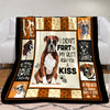 Boxer Dog Fleece Blanket OCT1402 76O49 1