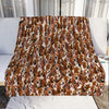 Basset Hound Dog Fleece Blanket JR1302 81O59 1