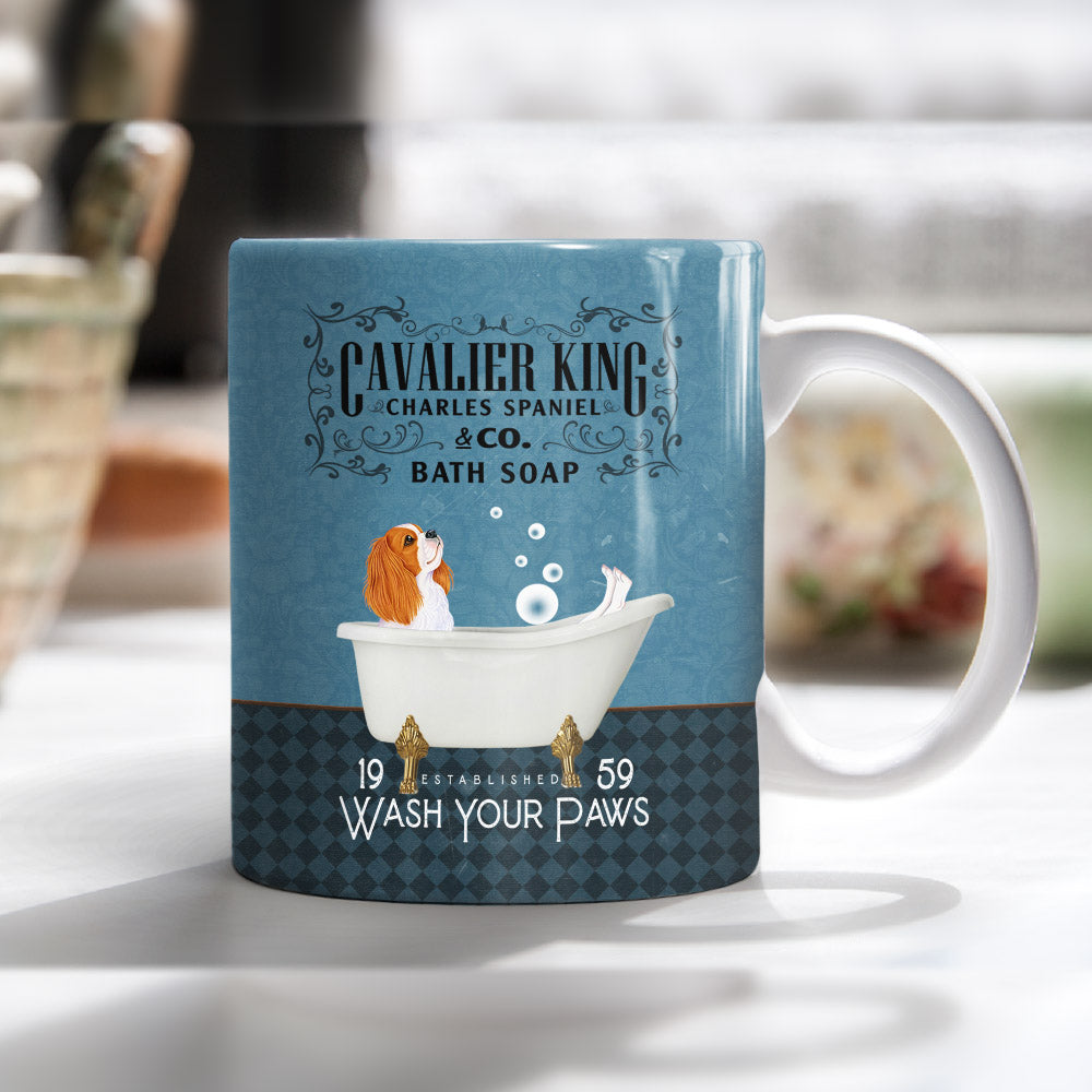 Cavalier King Charles Spaniel Dog Bath Soap Company Mug FB0808 81O60