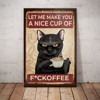 Black Cat Funny Coffee Canvas MY115 85O34 thumb 1