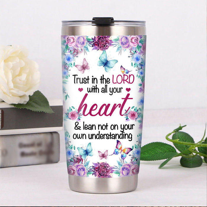 Jesus Butterfly Steel Tumbler MR1405 68O49 1