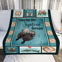 Otter Fleece Blanket JR1702 85O33 thumb 1