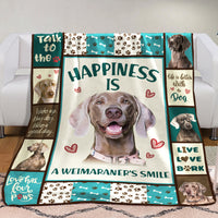 Weimaraner Dog Fleece Blanket MR0603 68O42 thumb 1