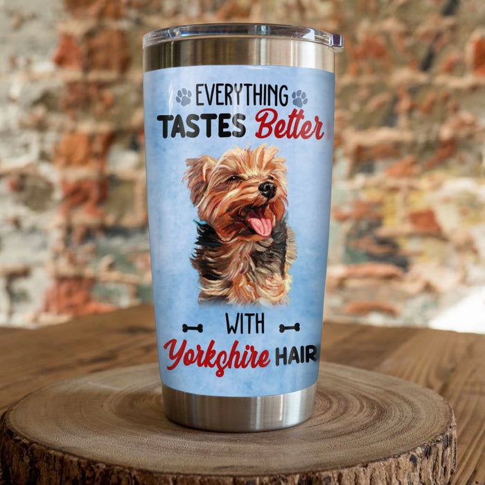 Yorkshire Terrier Dog Steel Tumbler MR1102 71O56 1