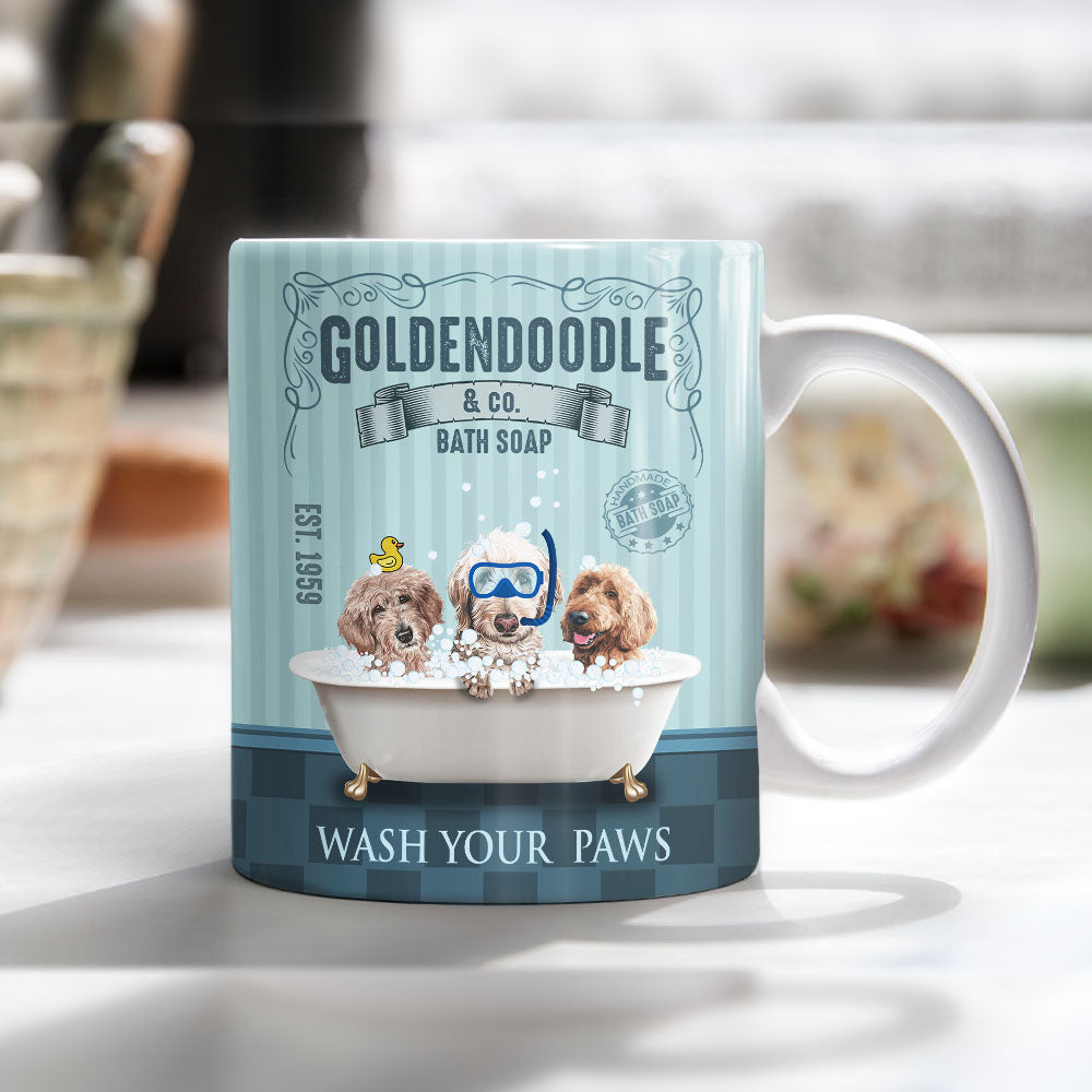 Goldendoodle Dog Bath Soap Mug FB1304 85O34