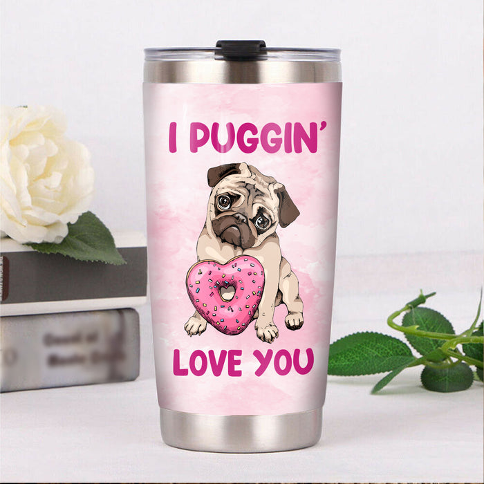 Pug Dog Steel Tumbler FB0110 73O53 1