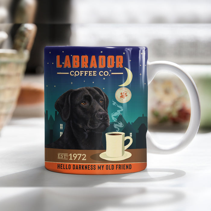 Black Labrador Retriever Dog Coffee Company Mug FB1202 81O36 1