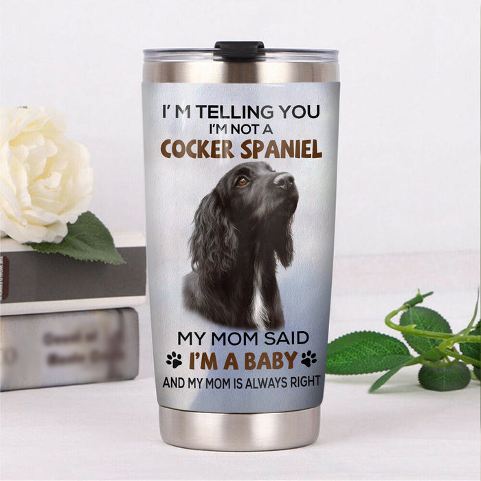 Cocker Spaniel Dog Steel Tumbler MR1308 69O42 1