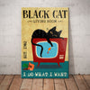 Black Cat Living Room Canvas MR0403 90O58 1