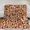 Basset Hound Dog Fleece Blanket JR1302 81O59 1
