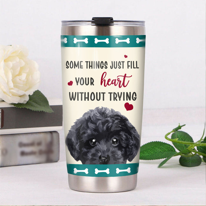 Poodle Dog Steel Tumbler FB0607 67O52 1