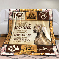 Weimaraner Dog Fleece Blanket MR0602 68O42 thumb 1
