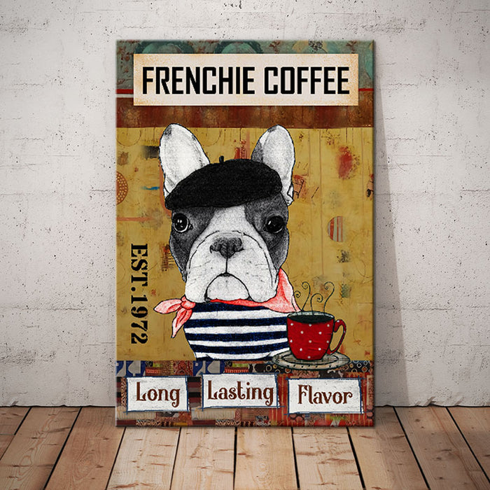 French Bulldog Coffee Company Canvas AP2103 90O58 1