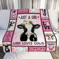 Cow Fleece Blanket JR2103 95O47 thumb 1