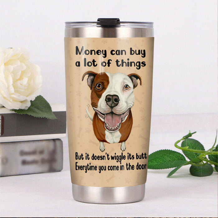Pitbull Dog Steel Tumbler MR1007 68O56 1