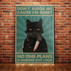 Black Cat Canvas MY161 81O62 1