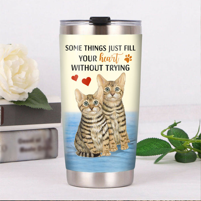 Bengal Cat Steel Tumbler MR1805 71O59 1