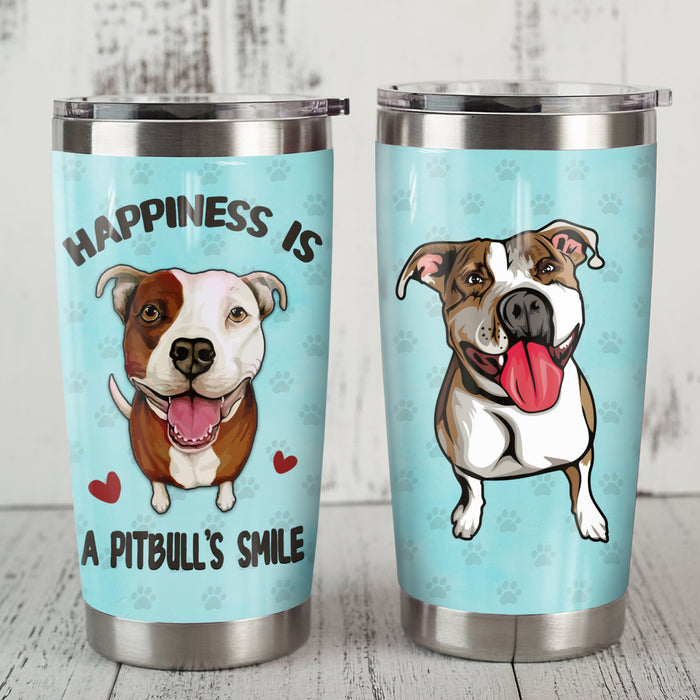Pitbull Dog Steel Tumbler MR1004 69O52 1