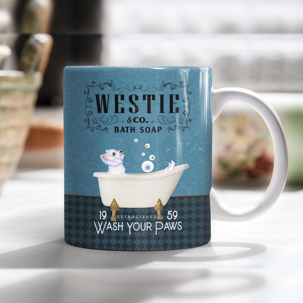 Westie Dog Bath Soap Company Mug FB1004 81O60
