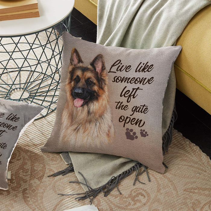 German Shepherd Dog Pillow AU1501 82O34 (Insert Included) 1