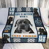 Cane Corso Dog Fleece Blanket MR0302 69O49 1