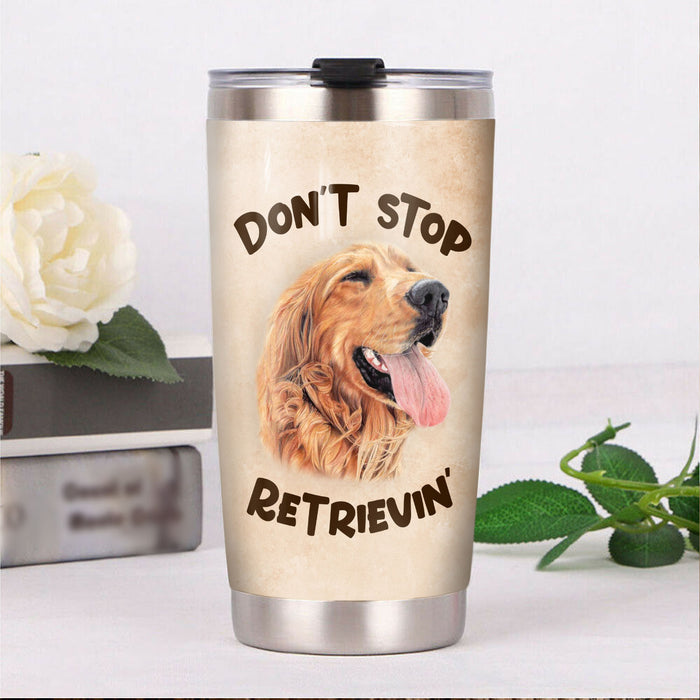 Golden Retriever Dog Steel Tumbler MR0905 68O49 1