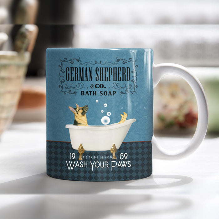 German Shepherd Dog Bath Soap Company Mug FB08011 81O60 1
