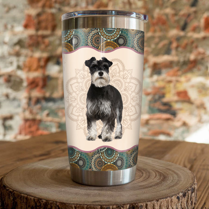 Miniature Schnauzer Dog Steel Tumbler AP2403 67O36 1
