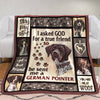 German Shorthaired Pointer Dog Fleece Blanket MR0401 69O50 1