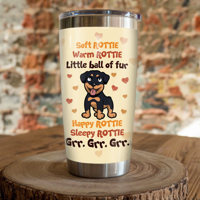 Rottweiler Dog Steel Tumbler FB0104 78O53 1