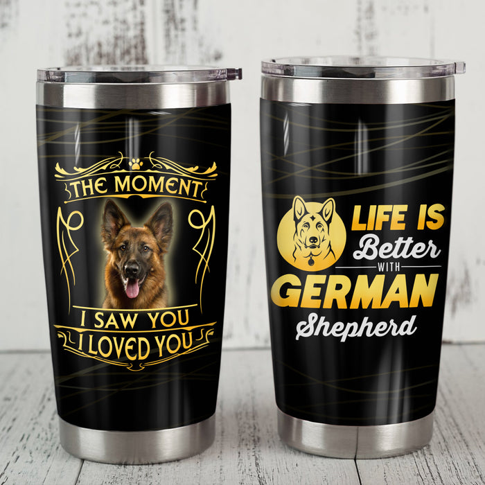 German Shepherd Dog Steel Tumbler MY157 73O57 1