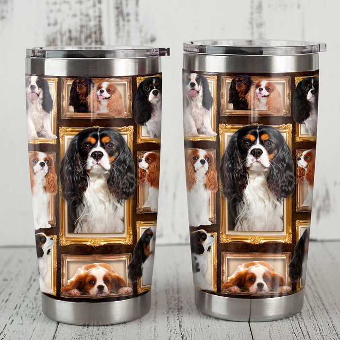 Cavalier King Charles Spaniel Dog Steel Tumbler FB1005 69O52 1