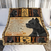 Cane Corso Dog Fleece Blanket MR0301 81O49 thumb 1