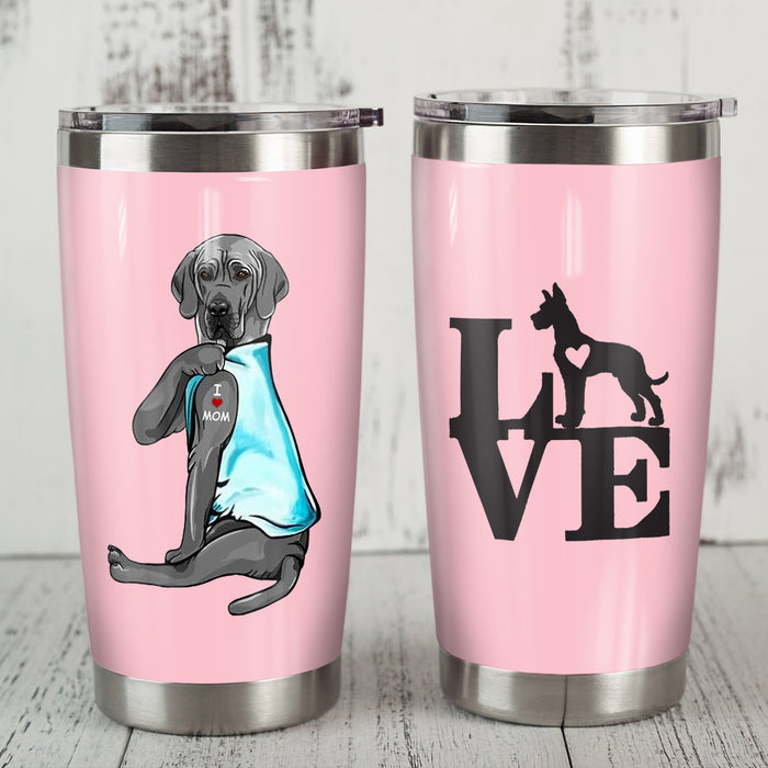 Great Dane Dog Steel Tumbler SAP0805 81O36 1