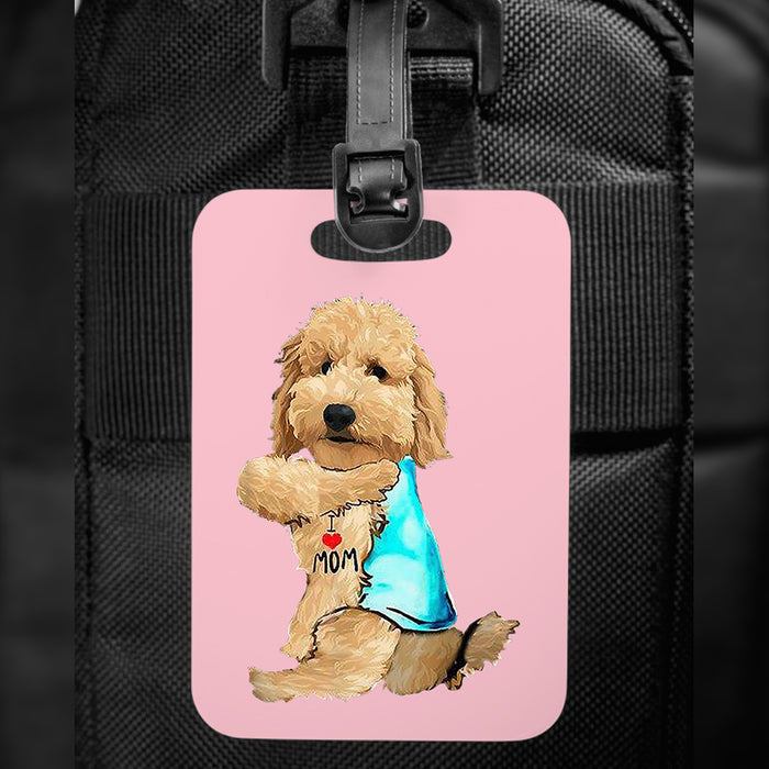 Goldendoodle Dog Luggage Bag Tag SAP0820 81O36 1