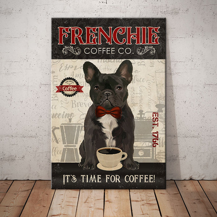 French Bulldog Coffee Company Canvas AP1802 73O58 1