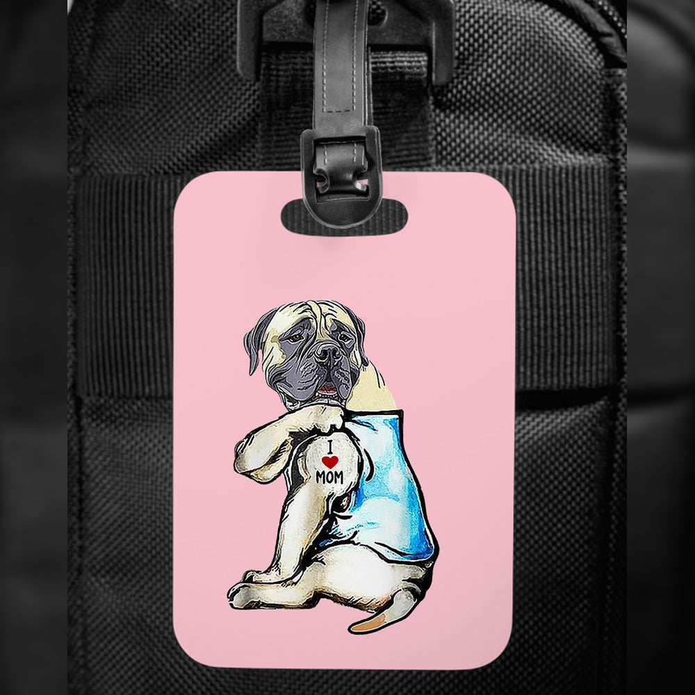 English Mastiff Dog Luggage Bag Tag SAP1311 81O36