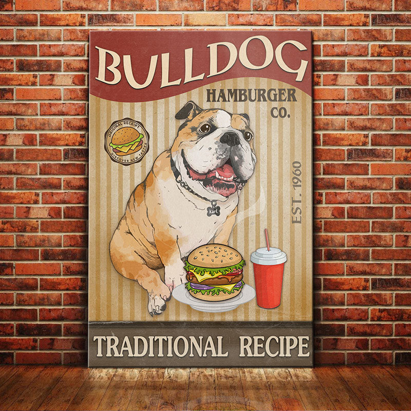 Bulldog Hamburger Company Canvas FB2405 67O52