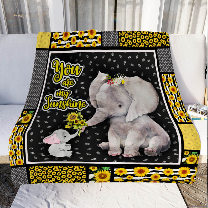 Elephant Fleece Blanket F2108 85O41 1