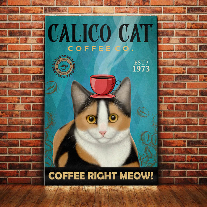 Calico Cat Coffee Company Canvas MY0507 90O36 1