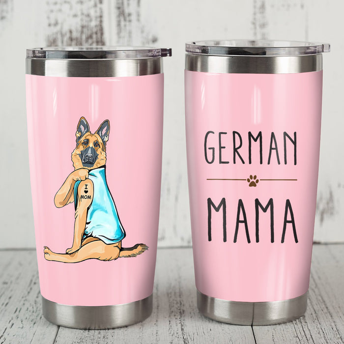 German Shepherd Dog Steel Tumbler MR2705 81O36 1