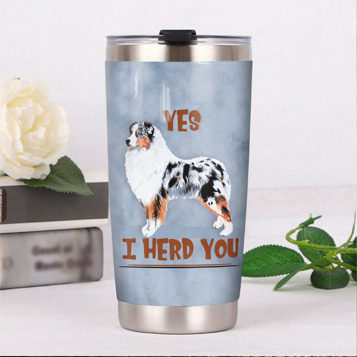 Australian Shepherd Dog Steel Tumbler MR1103 81O49 1