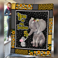 Elephant Fleece Blanket F2108 85O41 thumb 1