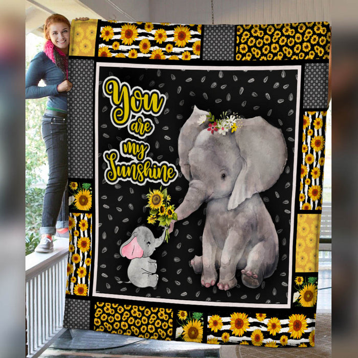 Elephant Fleece Blanket F2108 85O41 1