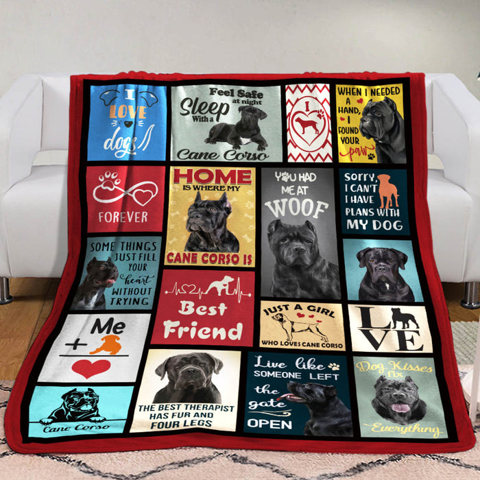 Cane Corso Dog Fleece Blanket MR0403 70O50 1