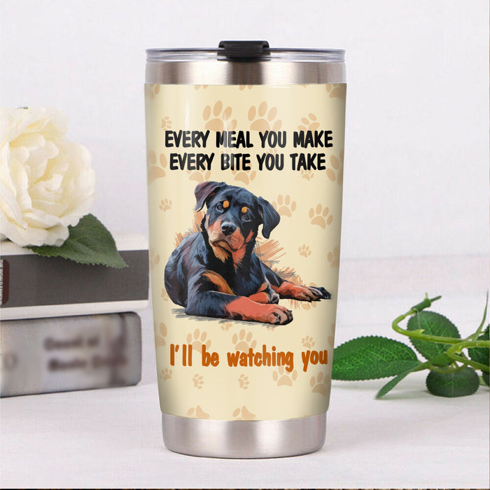 Rottweiler Dog Steel Tumbler FB0411 67O49 1