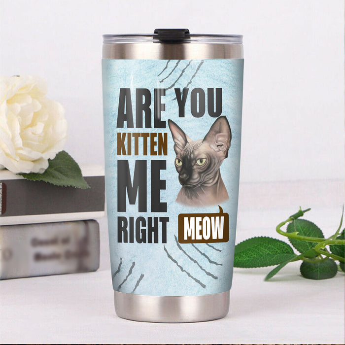 Sphynx Cat Steel Tumbler MR1804 70O59 1