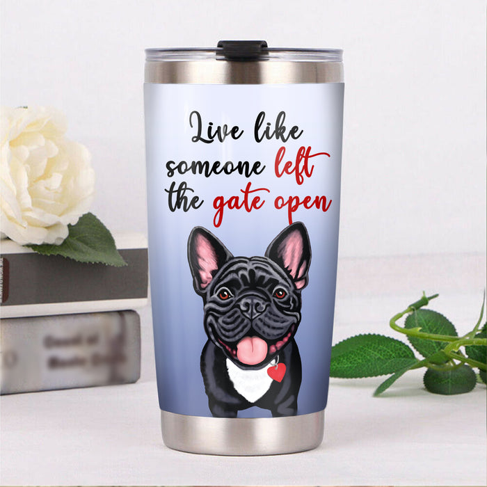 French Bulldog Steel Tumbler MR0905 70O56 1
