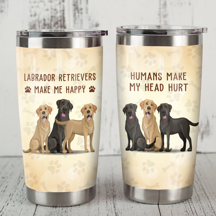 Labrador Retriever Dog Steel Tumbler FB0710 78O42 1