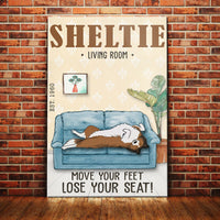 Shetland Sheepdog Living Room Canvas SAP0702 85O58 thumb 1